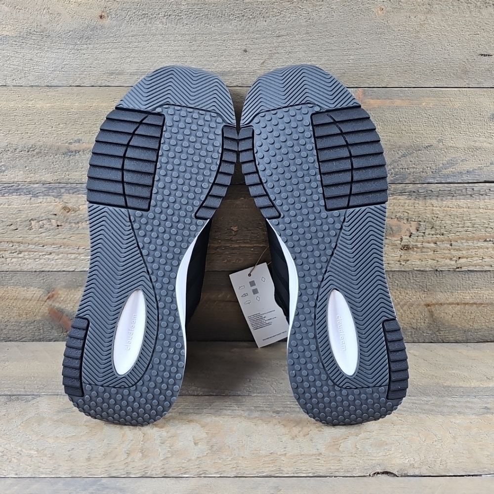 adidas Women's Fukasa Running Casual Shoes Black White - Picture 6 of 12